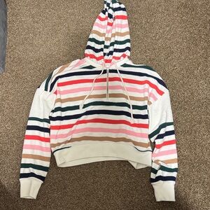 Aerie Multicolor Striped Hoodie